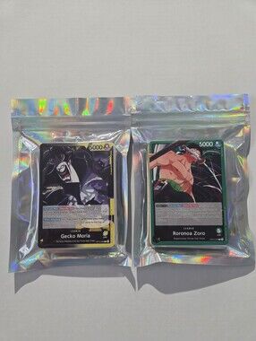 One Piece Card Game Lot - 2 Packs Of Approximately 30 Cards